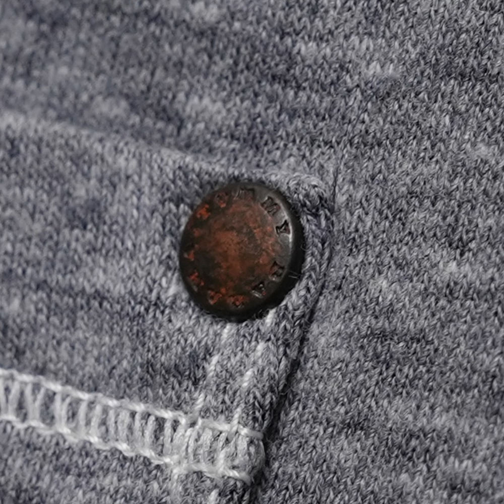 Tommy Bahama Button Up Shirt Mens XXL Gray IslandZone Short Sleeve Marl Pocket - Picture 7 of 16